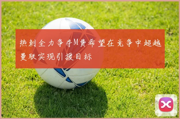 热刺全力争夺M费希望在竞争中超越曼联实现引援目标